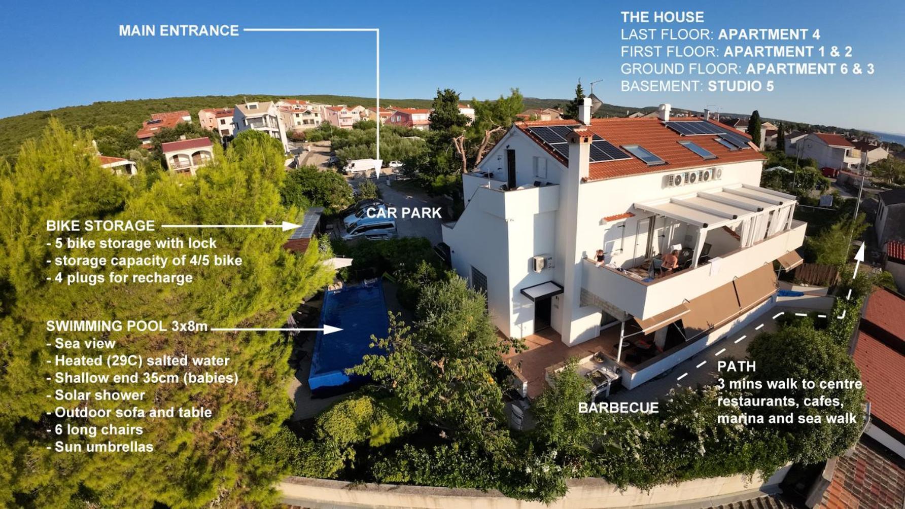 Apartments Monika Bed & Breakfast 236 Punat Exterior foto